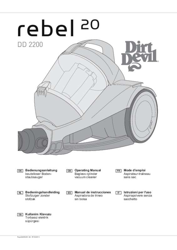 Aspirateur dirt devil sans sac hot sale